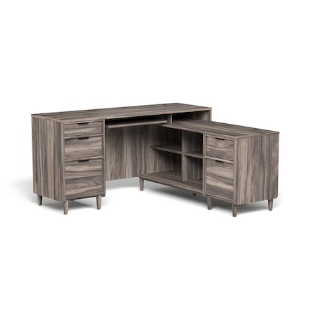 Sauder L-Desk, 53.54 in D X 30.2 in H, 59.06 in W X Engineered wood 429503